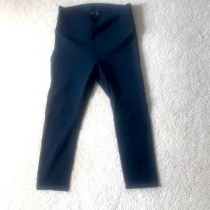 Athleta Deep Teal Workout Capri S